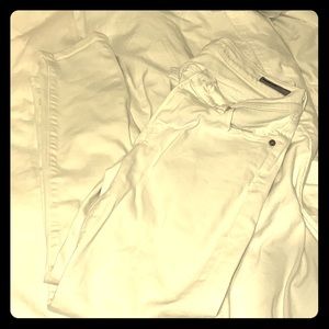 COH size 28 avedon ankle white skinny jeans